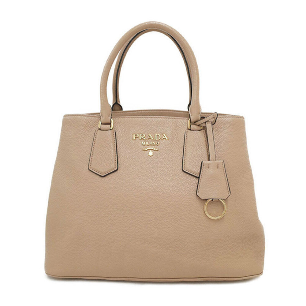 Prada Vitello Phenix Double Tote 2way neutral beige Pink